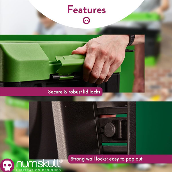 Numskull Official Xbox Storage Box with Folding Chair